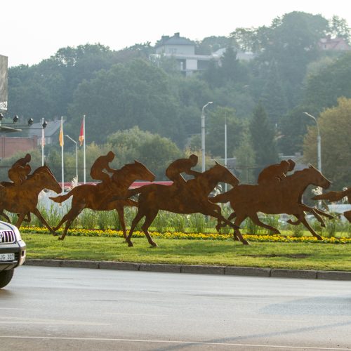 „Kauno akcentas“ prie Kauno pilies  © Laimio Steponavičiaus nuotr.