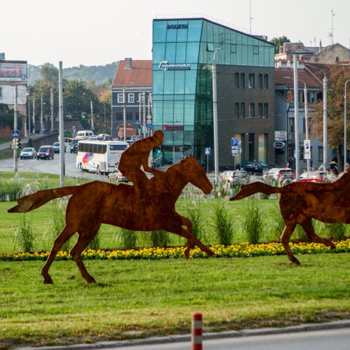 „Kauno akcentas“ prie Kauno pilies  © Laimio Steponavičiaus nuotr.