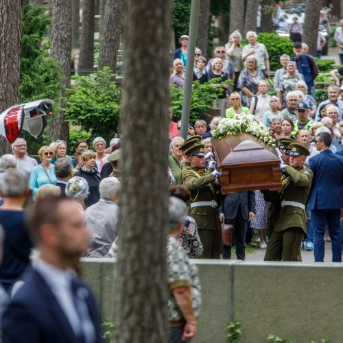 A. Adamkienė Kaune atgulė amžinojo poilsio  © Justinos Lasauskaitės, E. Ovčarenko/BNS nuotr.