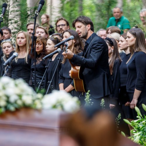 A. Adamkienė Kaune atgulė amžinojo poilsio  © Justinos Lasauskaitės, E. Ovčarenko/BNS nuotr.