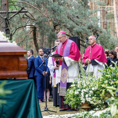 A. Adamkienė Kaune atgulė amžinojo poilsio  © Justinos Lasauskaitės, E. Ovčarenko/BNS nuotr.