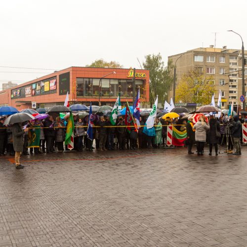 Piketas prieš planus dalį Kauno rajono teritorijos prijungti prie miesto  © Laimio Steponavičiaus nuotr.