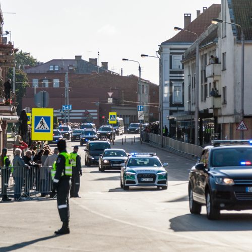 Popiežius Pranciškus atvyko į Kauną  © Laimio Steponavičiaus nuotr.