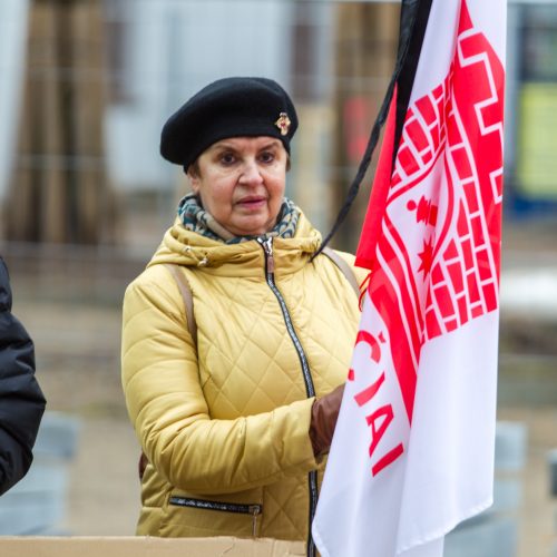 Šančių protestas dėl automobilių plovyklos  © Laimio Steponavičiaus nuotr.