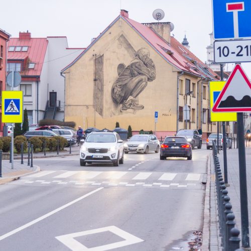 A. Jakšto gatvės eismo problemos  © Laimio Steponavičiaus nuotr.