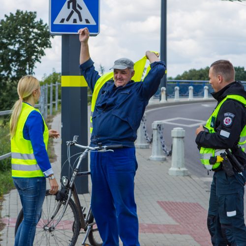 Per reidą – dėmesys dviratininkams ir paspirtukininkams  © Laimio Steponavičiaus nuotr.