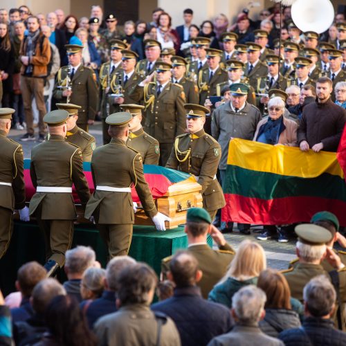 A. Ramanausko-Vanago laidotuvės  © Gretos Skaraitienės / BFL nuotr.