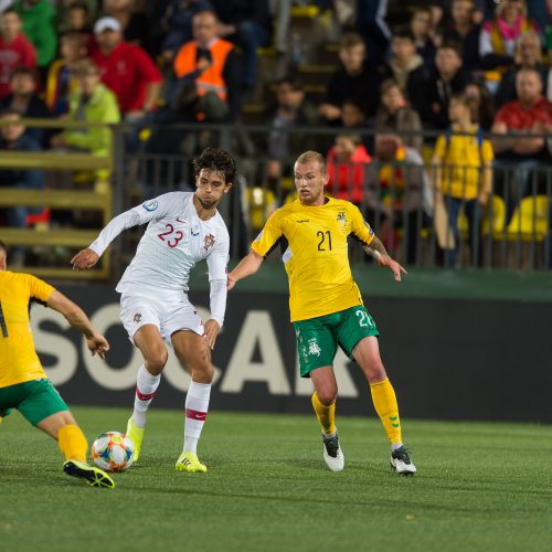 Futbolas: Lietuva – Portugalija 1:5  © B. Barausko ir I. Gelūno/Fotobanko nuotr.