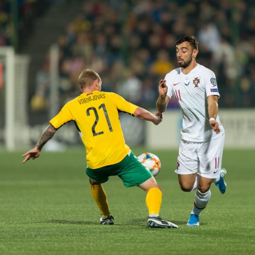 Futbolas: Lietuva – Portugalija 1:5  © B. Barausko ir I. Gelūno/Fotobanko nuotr.