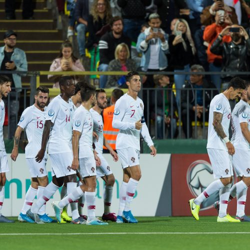 Futbolas: Lietuva – Portugalija 1:5  © B. Barausko ir I. Gelūno/Fotobanko nuotr.