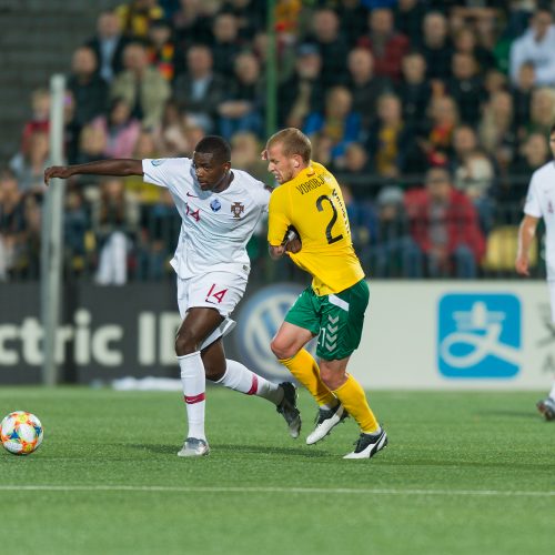 Futbolas: Lietuva – Portugalija 1:5  © B. Barausko ir I. Gelūno/Fotobanko nuotr.