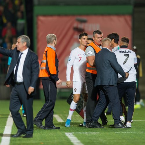 Futbolas: Lietuva – Portugalija 1:5  © B. Barausko ir I. Gelūno/Fotobanko nuotr.