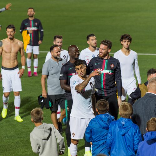 Futbolas: Lietuva – Portugalija 1:5  © B. Barausko ir I. Gelūno/Fotobanko nuotr.