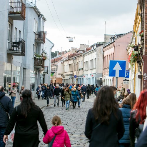 Popiežius Pranciškus meldėsi Santakos parke  © Vilmanto Raupelio nuotr.