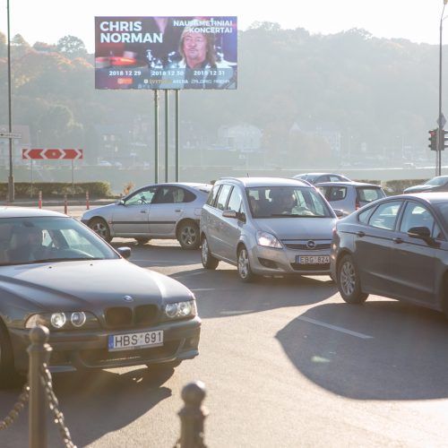 Policijos reidas judrioje Kauno gatvėje  © Vilmanto Raupelio nuotr.