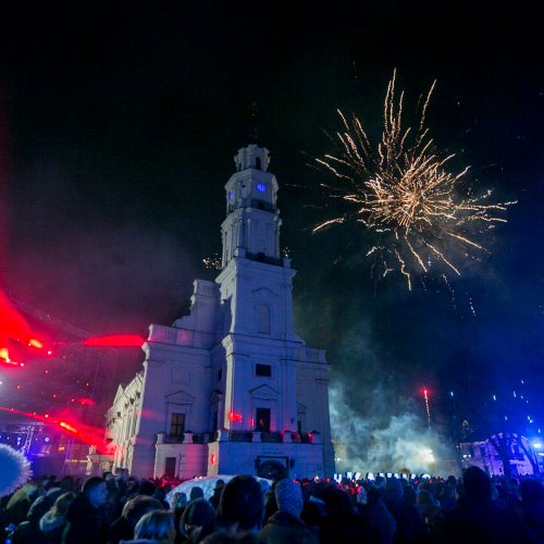 Kaunas sutinka 2019 metus  © Vilmanto Raupelio nuotr.