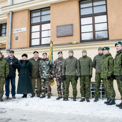 Pagerbti mažai žinomi pirmieji žuvę savanoriai  © Vilmanto Raupelio nuotr.