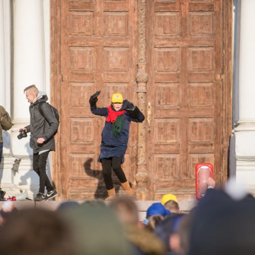 S.Dariaus ir S.Girėno gimnazijos šimtmečio eisena  © Vilmanto Raupelio nuotr.