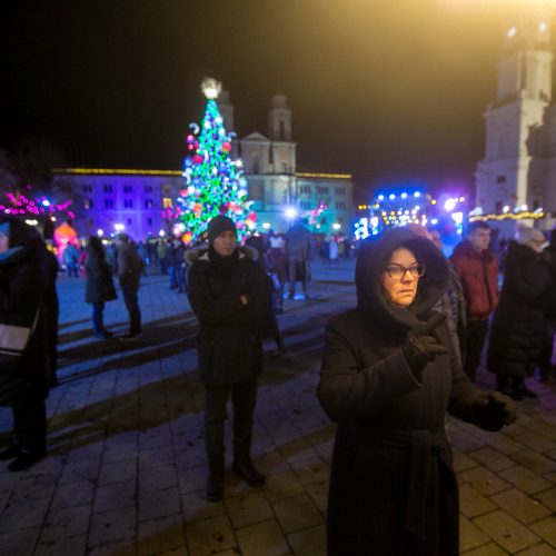 Kaunas sutinka 2020-uosius metus  © Vilmanto Raupelio nuotr.