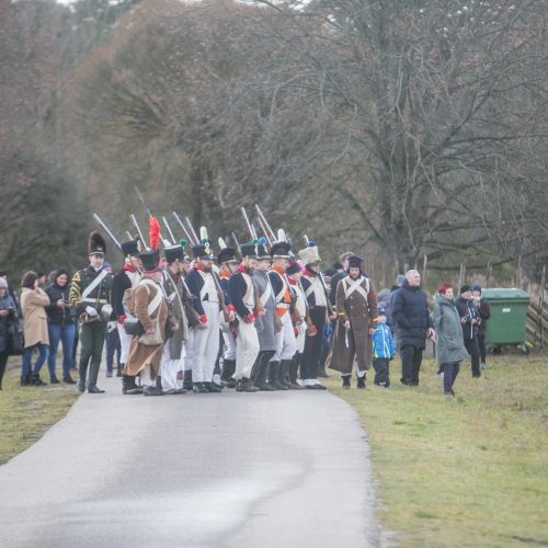 Napoleono armijos mūšio inscenizacija  © Vilmanto Raupelio nuotr.