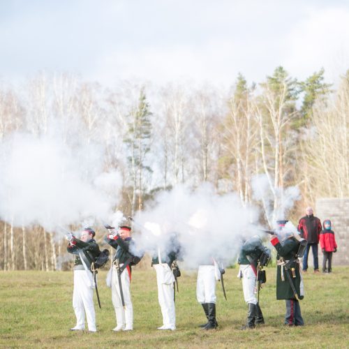 Napoleono armijos mūšio inscenizacija  © Vilmanto Raupelio nuotr.