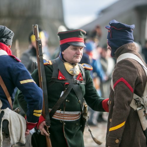 Napoleono armijos mūšio inscenizacija  © Vilmanto Raupelio nuotr.