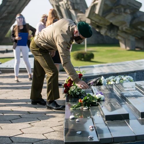 Lietuvos žydų genocido aukų dienos minėjimas IX forte  © Vilmanto Raupelio nuotr.