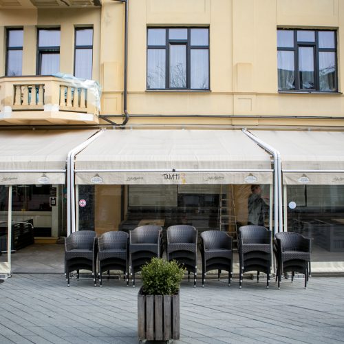 Kauno lauko kavinės, restoranai ir barai atnaujina veiklą  © Vilmanto Raupelio nuotr.