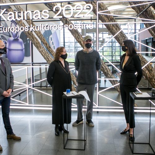 „Kaunas 2022“ ir „Akropolis“ pasirašė bendradarbiavimo sutartį  © Vilmanto Raupelio nuotr.