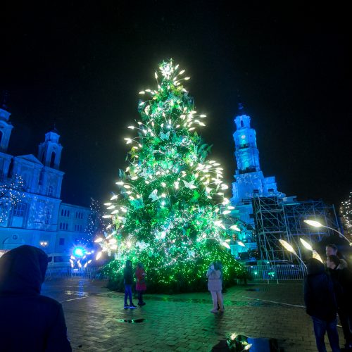 2021 m. Kauno Kalėdų eglės įžiebimo šventė  © Vilmanto Raupelio ir Evaldo Šemioto nuotr.