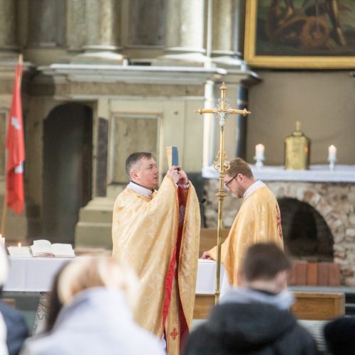 Šv. Jurgio bažnyčioje – maldos ukrainiečių kalba   © Vilmanto Raupelio nuotr.