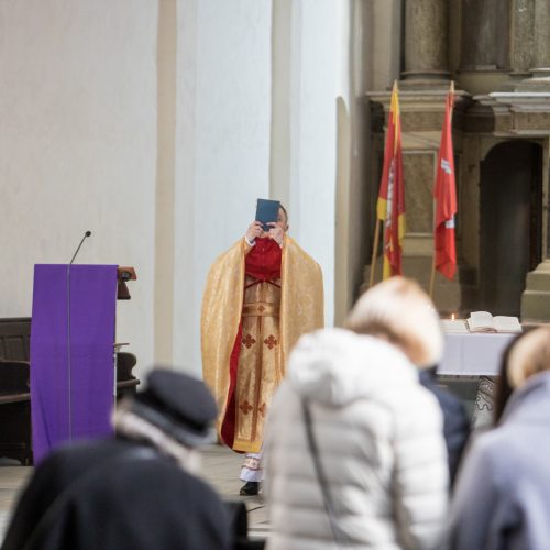 Šv. Jurgio bažnyčioje – maldos ukrainiečių kalba   © Vilmanto Raupelio nuotr.