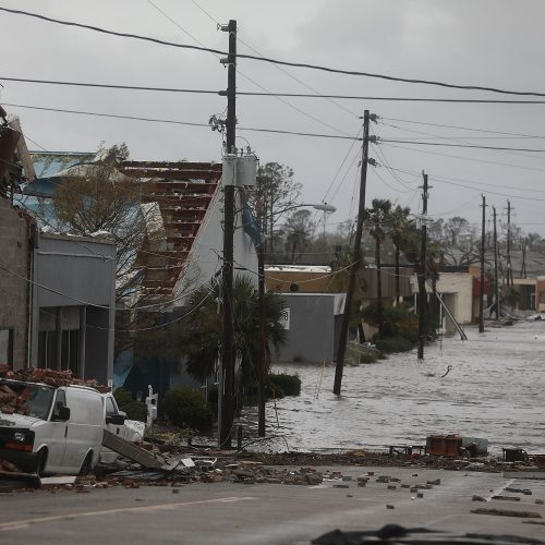 JAV talžo uraganas „Michael“  © Scanpix nuotr.