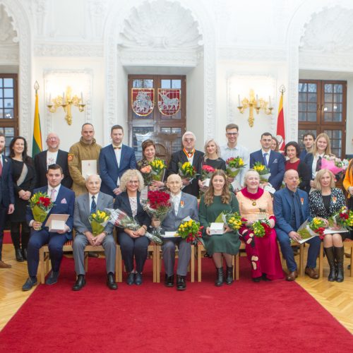 Apdovanojimai Kauno rotušėje  © Laimio Steponavičiaus nuotr.