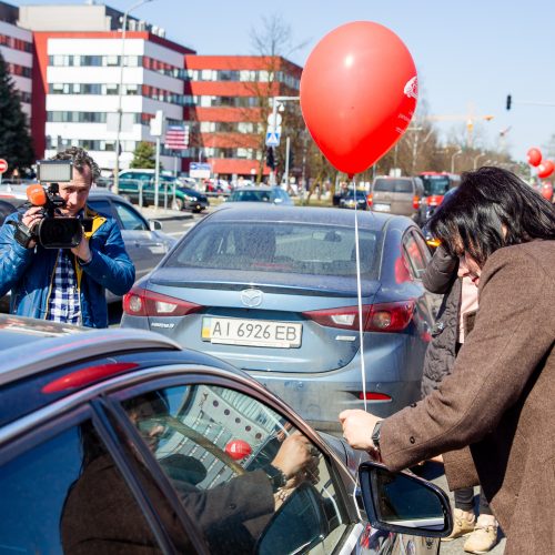 Akcija „Nebūk trombas!“ Vilniuje  © I. Gelūno / Fotobanko nuotr.