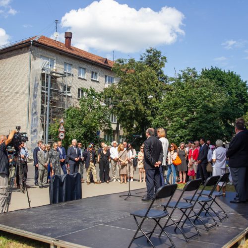 Atidengta YIVO instituto atminimo lenta  © I. Gelūno / Fotobanko nuotr.