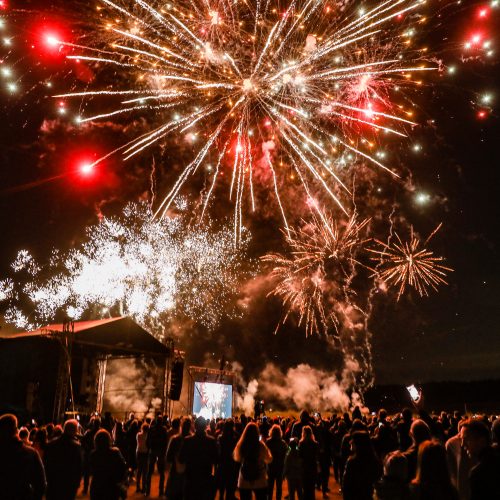 Šviesų ir garso festivalis „Light on“  © T. Biliūno / Fotobanko nuotr.