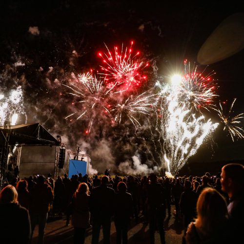 Šviesų ir garso festivalis „Light on“  © T. Biliūno / Fotobanko nuotr.