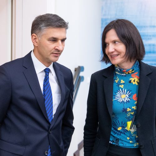 Šimtas dienų: G. Nausėdos spaudos konferencija  © I. Gelūno / Fotobanko nuotr.