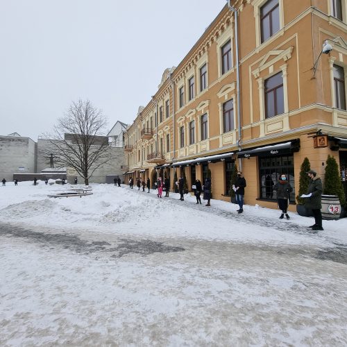 Kauno barai ir kavinės prisijungė prie protesto akcijos  © Laimučio Brundzos, Eitvydo Kinaičio nuotr.