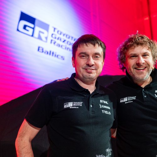 „TOYOTA GAZOO Racing Baltics“ komandos pristatymas  © S. Lisausko / BNS nuotr.