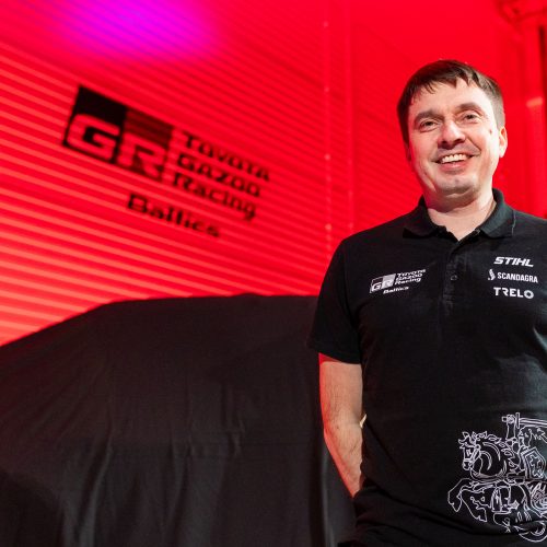 „TOYOTA GAZOO Racing Baltics“ komandos pristatymas  © S. Lisausko / BNS nuotr.