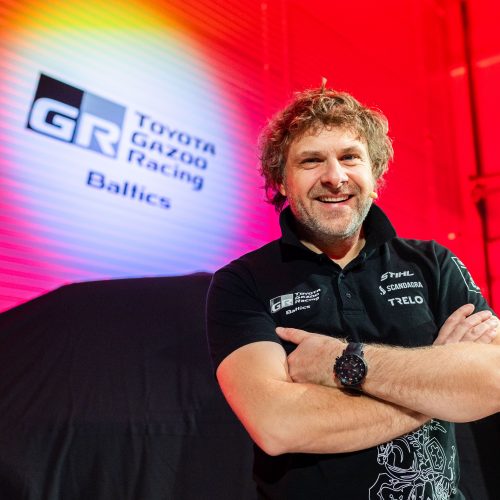 „TOYOTA GAZOO Racing Baltics“ komandos pristatymas  © S. Lisausko / BNS nuotr.