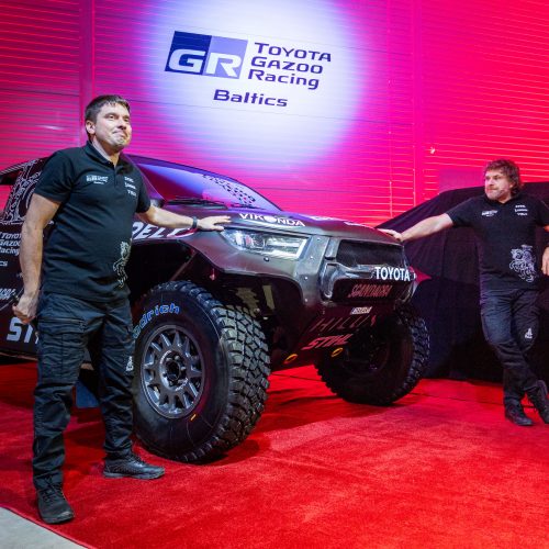 „TOYOTA GAZOO Racing Baltics“ komandos pristatymas  © S. Lisausko / BNS nuotr.