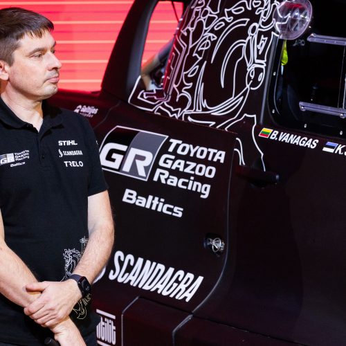 „TOYOTA GAZOO Racing Baltics“ komandos pristatymas  © S. Lisausko / BNS nuotr.