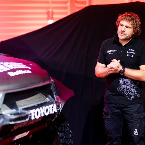 „TOYOTA GAZOO Racing Baltics“ komandos pristatymas  © S. Lisausko / BNS nuotr.