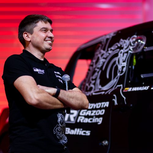 „TOYOTA GAZOO Racing Baltics“ komandos pristatymas  © S. Lisausko / BNS nuotr.