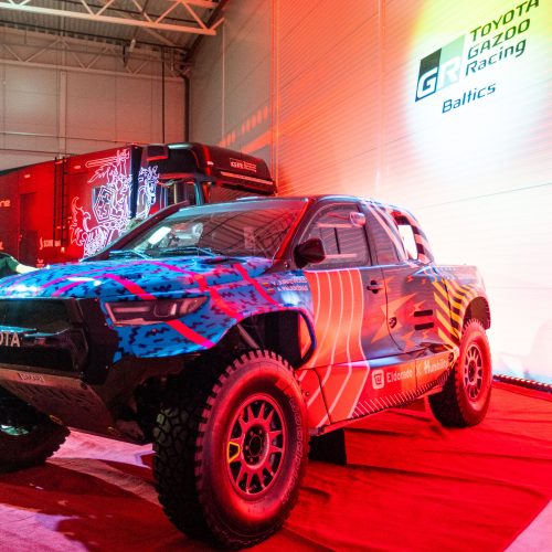 „TOYOTA GAZOO Racing Baltics“ komandos pristatymas  © S. Lisausko / BNS nuotr.