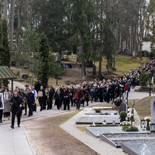 R. Tumino laidotuvės  © P. Peleckio, L. Balandžio / BNS nuotr.
