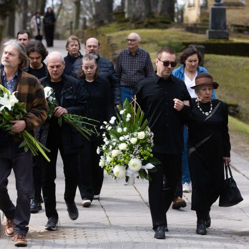 V. Žilinskaitės laidotuvės  © G. Skaraitienės / BNS nuotr.